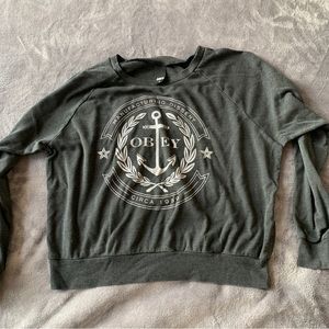 Obey lightweight sweatshirt (Women’s S)